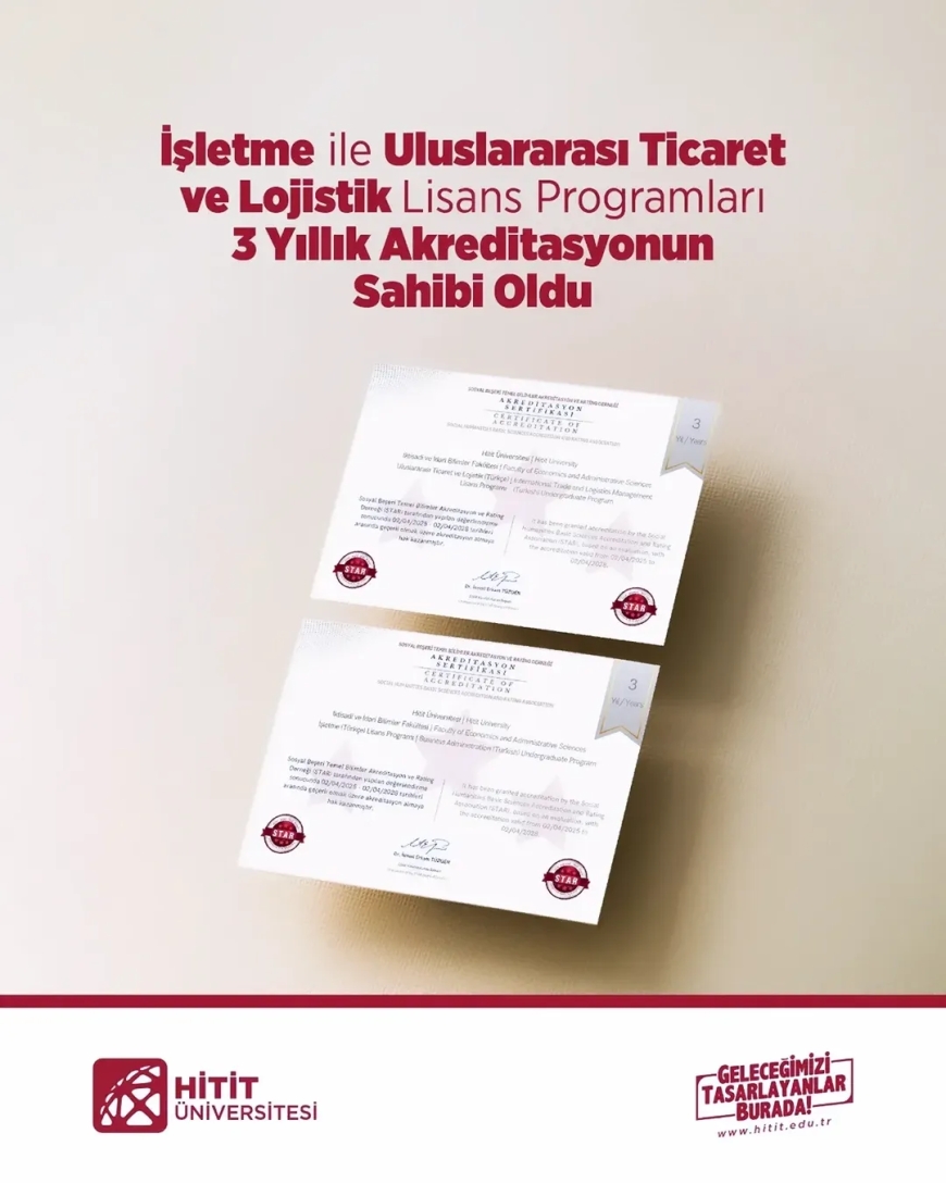 Bölümümüz Akreditasyon Kazandı!